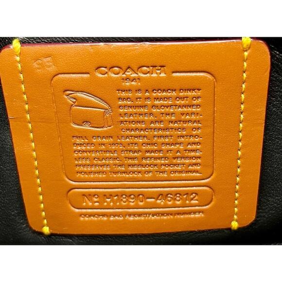 Coach 1941 46812 Pyramid Eye Dinky Bag - Picture 15 of 16
